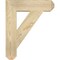 Ekena Millwork Traditional Craftsman Rough Sawn Bracket, Douglas Fir, 4"W x 18"D x 22"H BKT04X18X22TRA04RDF - alternate 3